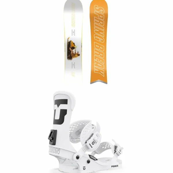 CAPiTA Spring Break Slush Slasher 2.0 Snowboard + Union Force Classic Snowboard Bindings 2025