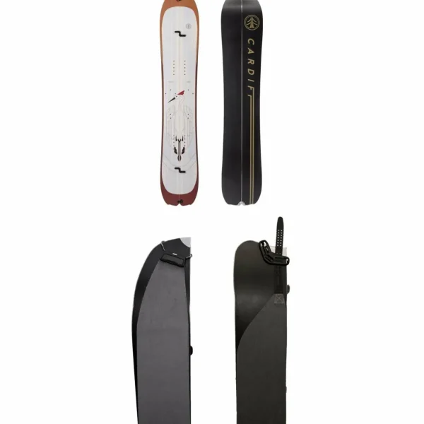 Cardiff Crane Enduro Splitboard + Karakoram Smart Splitbboard Skins 2025