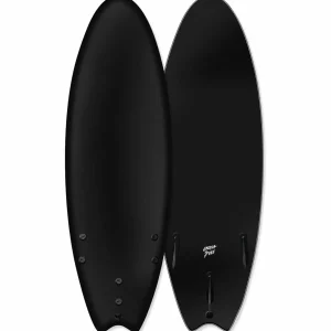 Catch Surf Blank Series 5'6 Fish - Tri Fin Surfboard + Pro-Lite 6' Comp Surfboard Leash