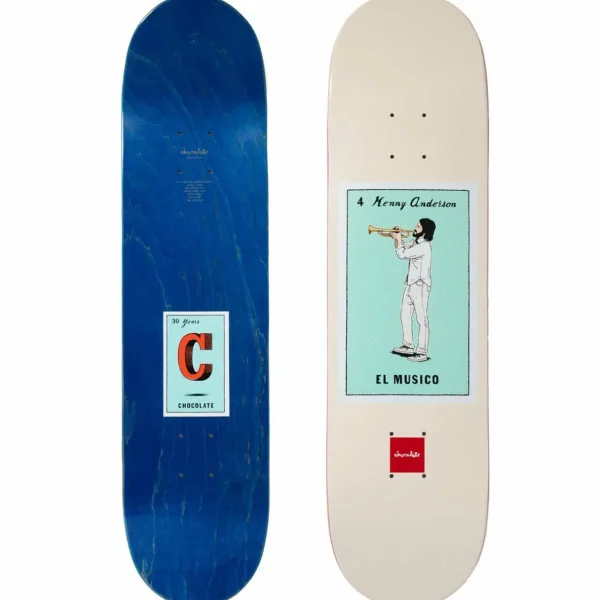 Chocolate Anderson Loteria 8.25 Skateboard Deck