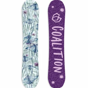 Coalition Snow Queen Bee Snowboard + Union Trilogy Classic Snowboard Bindings - Women's 2025