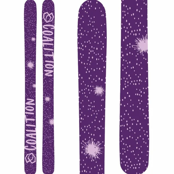 Coalition Snow SOS Skis - Women's + Salomon Strive 12 GW Ski Bindings 2025
