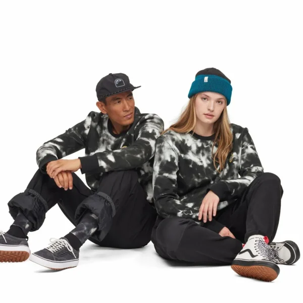 Women evo Ice Dye Crew Sweatshirt - Unisex