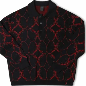 Former Coil Knit Long-Sleeve Polo - Men's