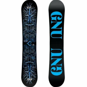GNU Asym Ladies Choice C2X Snowboard + Bent Metal Forte Snowboard Bindings - Women's 2025