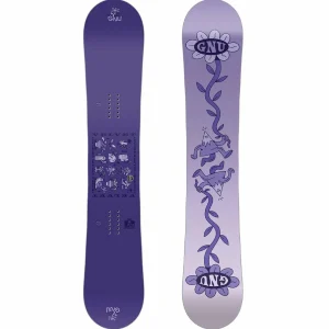 GNU Asym Velvet C2 Snowboard + Bent Metal Metta Snowboard Bindings - Women's 2025