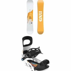 GNU B-Nice BTX Snowboard + Bent Metal Beam Snowboard Bindings - Women's 2025