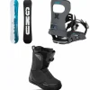 GNU GWO C3 LTD Snowboard + Bent Metal Joint LTD Snowboard Bindings + thirtytwo Shifty Boa Snowboard Boots 2025