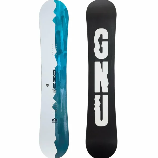 GNU GWO C3 LTD Snowboard + Nidecker Supermatic Snowboard Bindings 2025