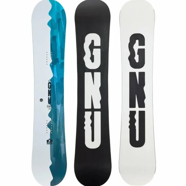 GNU GWO C3 LTD Snowboard + Nidecker Supermatic Snowboard Bindings 2025