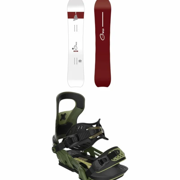 GNU Hyper C2X Snowboard + Bent Metal Logic Snowboard Bindings 2025