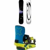 GNU Money C2E Snowboard - Blem + Bent Metal Axtion Snowboard Bindings 2024
