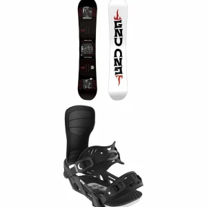 GNU Riders Choice Asym C2X Snowboard + Bent Metal Axtion Snowboard Bindings 2025