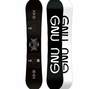 GNU Riders Choice Asym C2X Snowboard + Bent Metal Transfer Snowboard Bindings 2024