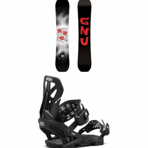 Kids GNU Young Money C2E Snowboard + Yes. NX-Gen Snowboard Bindings - Kids' 2025