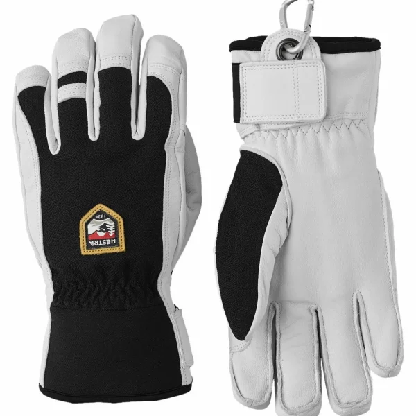 Women Hestra Army Leather Patrol Gloves