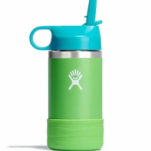 Kids Hydro Flask 12oz Wide Mouth Straw Cap Water Bottle - Kids'