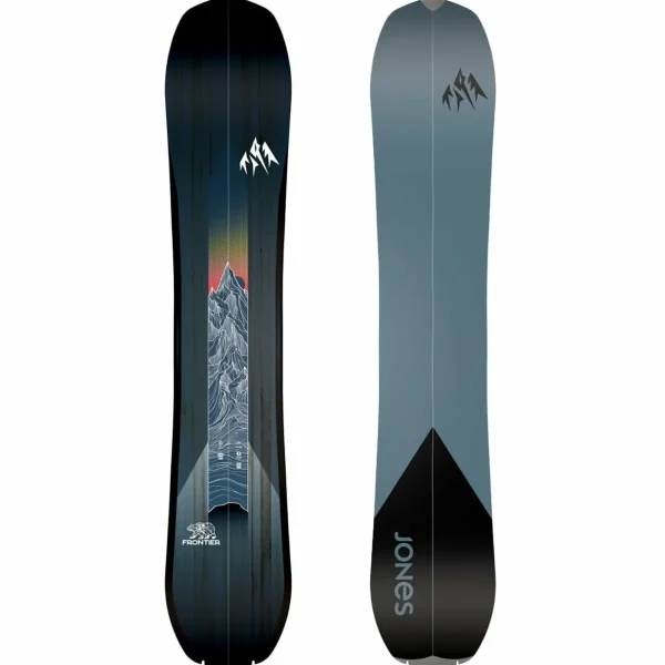 Jones Frontier Splitboard + Nomad Universal Tail Clip Splitboard Skins 2025