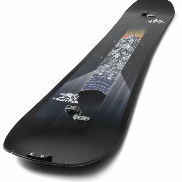 Jones Frontier Splitboard + Nomad Universal Tail Clip Splitboard Skins 2025