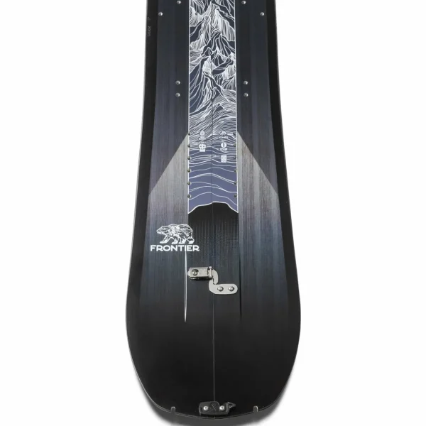 Jones Frontier Splitboard + Nomad Universal Tail Clip Splitboard Skins 2025