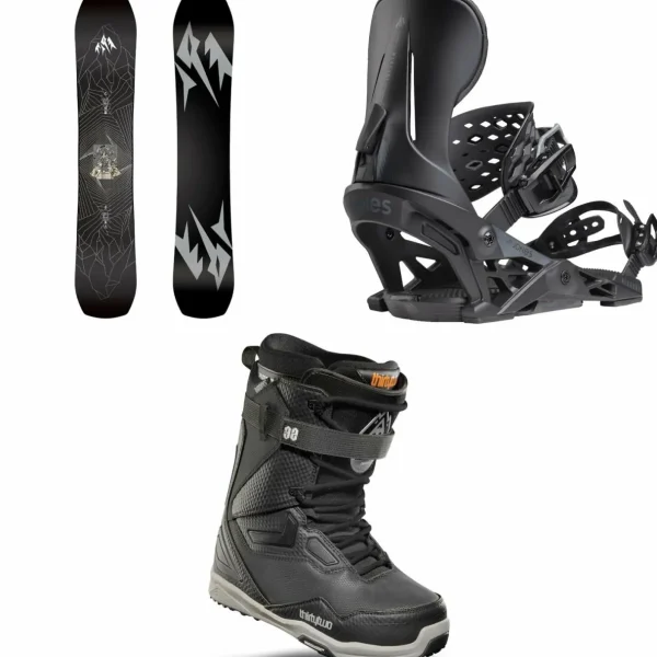 Jones Mountain Twin Pro Snowboard + Mercury Snowboard Bindings + thirtytwo TM-2 XLT Snowboard Boots 2025
