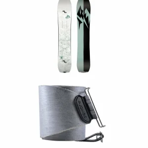 Jones Solution Splitboard + Nomad Pro Quick Tension Tail Clip Splitboard Skins - Women's 2025