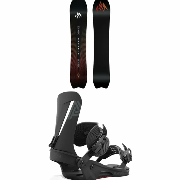 Jones Stratos Snowboard + Union Atlas Snowboard Bindings 2025