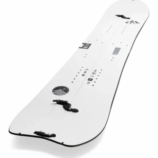Jones Ultralight Stratos Splitboard + Karakoram Straightline + Split Interface Splitboard Bindings + Nomad Pro Universal Tail Clip Splitboard Skins 2025