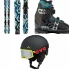 Kids K2 Indy Skis + FDT 4.5 Bindings + Indy 2 Ski Boots + evo Sessel Helmet + Goggle Combo - Kids'