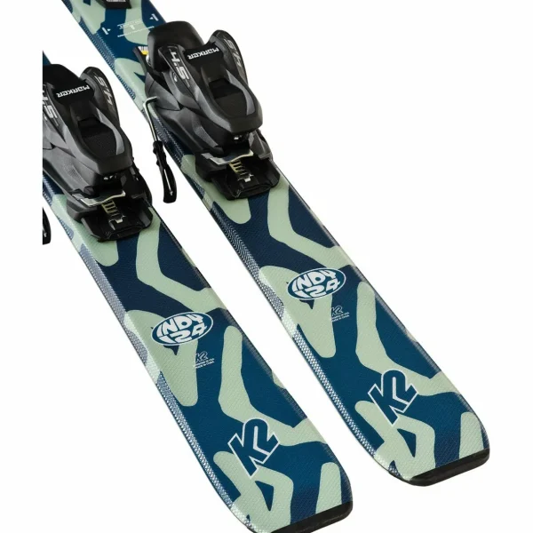 Kids K2 Indy Skis + FDT 4.5 Bindings + Indy 2 Ski Boots + evo Sessel Helmet + Goggle Combo - Kids'