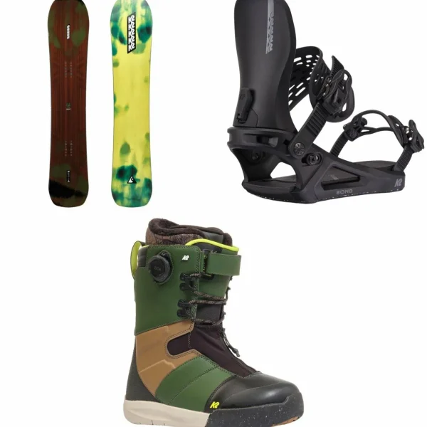 K2 Instrument Snowboard + Bond Snowboard Bindings + Evasion Snowboard Boots 2025