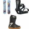 K2 Medium Snowboard + Formula Snowboard Bindings + Overdraft Snowboard Boots 2025