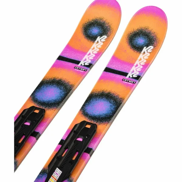 Kids K2 Omen Jr Skis + FDT 7.0 Bindings - Kids' 2025