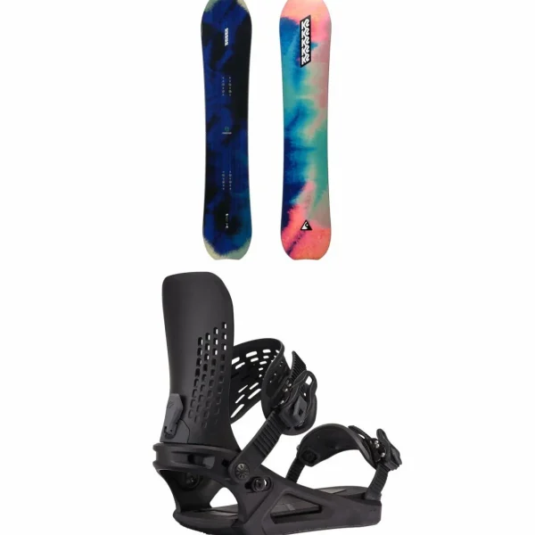 K2 Passport Snowboard + Edition Snowboard Bindings 2025