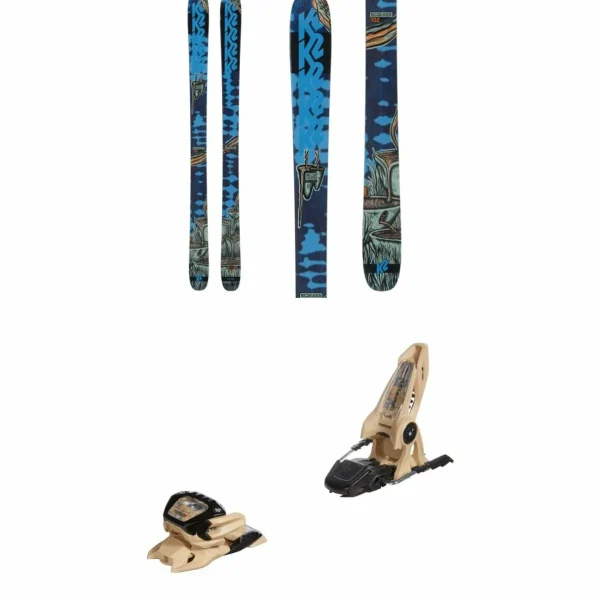 K2 Reckoner 102 Skis 2024 + Marker Griffon 13 ID Ski Bindings
