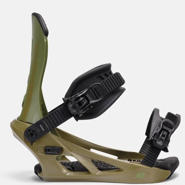 K2 Standard Snowboard + Sonic Snowboard Bindings 2025