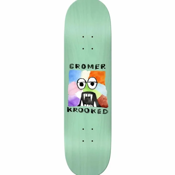 Krooked Cromer Fangs 8.5 Skateboard Deck