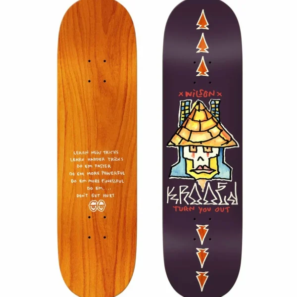 Krooked Wilson Turn Out 8.38 Skateboard Deck