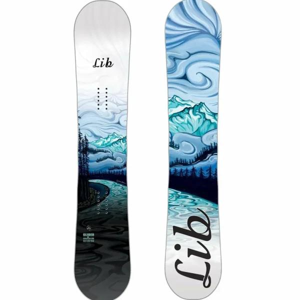 Lib Tech Glider BTX Snowboard + GNU B-Real Snowboard Bindings - Women's 2025