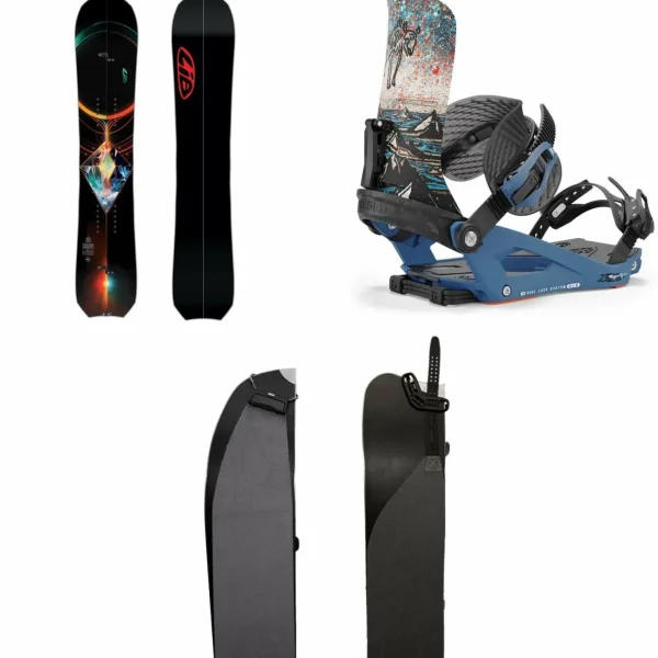 Lib Tech T. Rice Orca Techno Splitboard + Union Charger Pro Splitboard Bindings + Karakoram Smart Skins 2025