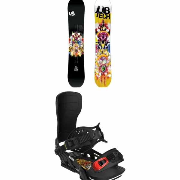 Lib Tech T. Rice Pro Camber Snowboard + Bent Metal Transfer Snowboard Bindings 2025