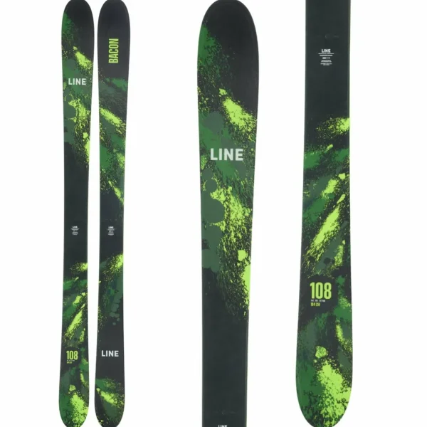 Line Skis Bacon 108 Skis + Salomon Strive 14 GW Ski Bindings 2024