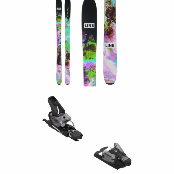 Line Skis Pandora 92 Skis + Salomon Strive 12 GW Ski Bindings 2025