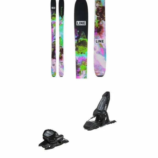 Line Skis Pandora 92 Skis + Marker Griffon 13 ID Ski Bindings 2025