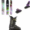 Line Skis Pandora 92 Skis + Marker Squire 11 Ski Bindings + Salomon S/Pro MV 90 Ski Boots - Women's
