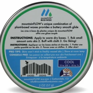 mountainFLOW eco-wax Quick Wax - Cool (15° - 30°F)