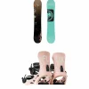 Never Summer Infinity Snowboard + Flux EM Snowboard Bindings - Women's 2025