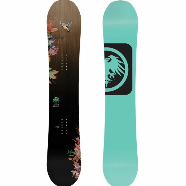 Never Summer Infinity Snowboard + Union Trilogy Snowboard Bindings - Women's 2025