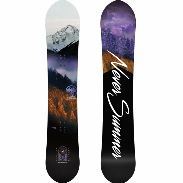 Never Summer Lady FR Snowboard + Union Trilogy Snowboard Bindings - Women's 2025