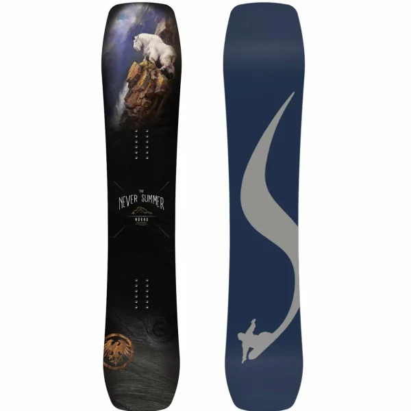 Never Summer Nokhu Snowboard + Flux CV Snowboard Bindings 2025